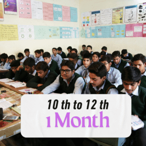 10th to 12th for 1 Month Course